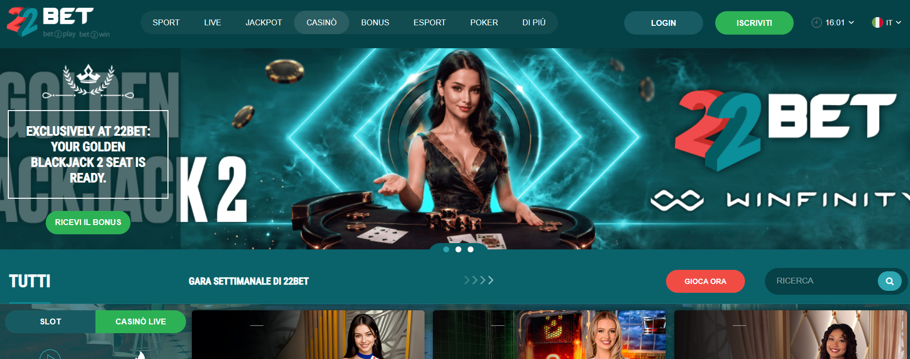 22bet Casino